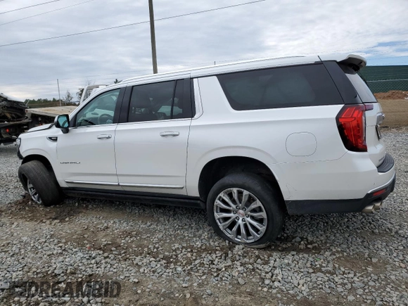 2022 GMC Yukon XL Denali with VIN 1GKS2JKL5NR344043, listed as a Copart auction lot 41957835 with 54,181 mi miles and Salvage Title. Bid and sale history available at carsss.com. Image 2.