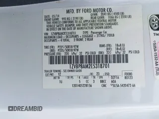 2014 Ford Mustang V6 с VIN 1ZVBP8AM2E5318701, выставлен на аукционе IAAI как лот 42265557 с пробегом 97 870 миль миль и . История ставок и продаж доступна на DreamBid. Изображение 9.