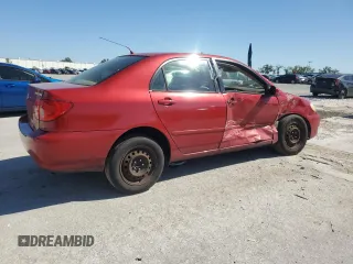 2006 Toyota Corolla CE with VIN 1NXBR32E26Z647487, listed as a Copart auction lot 48307705 with 299,999 mi miles and Salvage Title. Bid and sale history available at DreamBid. Image 3.