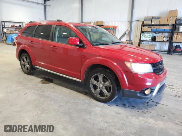 2017 Dodge Journey Crossroad Plus z VIN 3C4PDCGG7HT533453, wystawiony jako Copart lot #61538195 z przebiegiem 130 254 mil mil oraz Czysty tytuł • Clean title. Historia ofert i sprzedaży dostępna na DreamBid. Obrazek 4.