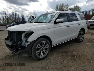 2020 Ford Expedition Limited with VIN 1FMJU2AT7LEA61281, listed as a Copart auction lot 51326335 with 48,158 mi miles and Salvage title. Bid and sale history available at DreamBid. Image 1.