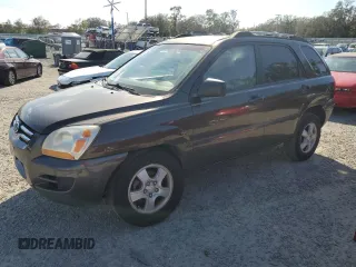2006 Kia Sportage LX z VIN KNDJF724767240870, wystawiony jako Copart lot #44122075 z przebiegiem 145 488 mil mil oraz Szkoda całkowita • Salvage title. Historia ofert i sprzedaży dostępna na DreamBid. Obrazek 1.