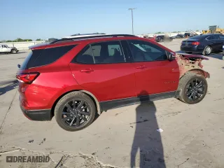 2022 Chevrolet Equinox RS with VIN 3GNAXMEV8NS154152, listed as a Copart auction lot 52093335 with 47,992 mi miles and Salvage Title. Bid and sale history available at carsss.com. Image 3.