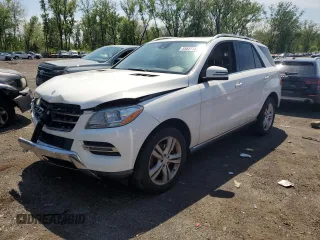 2014 Mercedes-Benz M 350 with VIN 4JGDA5HB9EA378557, listed as a Copart auction lot 55847155 with 79,412 mi miles and Salvage title. Bid and sale history available at DreamBid. Image 1.