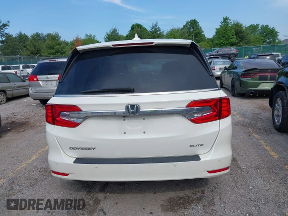 2019 Honda Odyssey Elite с VIN 5FNRL6H95KB047758, выставлен на аукционе IAAI как лот 42254251 с пробегом 93 629 миль миль и . История ставок и продаж доступна на DreamBid. Изображение 16.