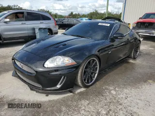 2011 Jaguar XK with VIN SAJWA4DCXBMB39622, listed as a Copart auction lot 79881914 with 61,163 mi miles and Salvage Title. Bid and sale history available at carsss.com. Image 1.