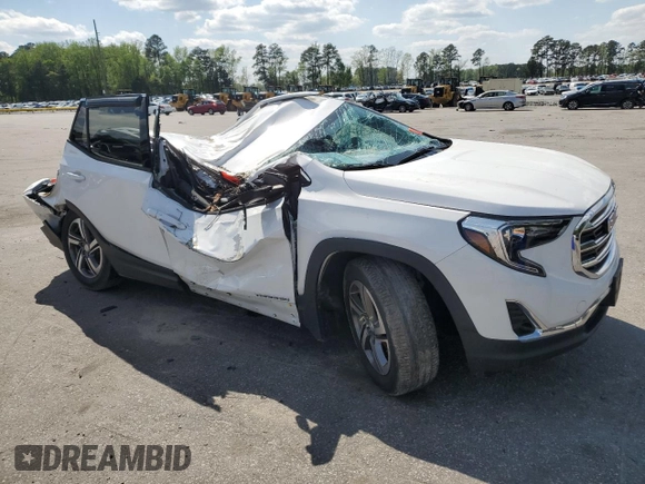 2019 GMC Terrain SLT with VIN 3GKALPEV0KL180390, listed as a Copart auction lot 48875865 with 64,602 mi miles and Salvage Title. Bid and sale history available at carsss.com. Image 4.