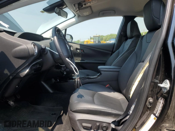 2021 Toyota Prius LE with VIN JTDKAMFP8M3170547, listed as a Copart auction lot 60262615 with 56,156 mi miles and Salvage title. Bid and sale history available at DreamBid. Image 7.