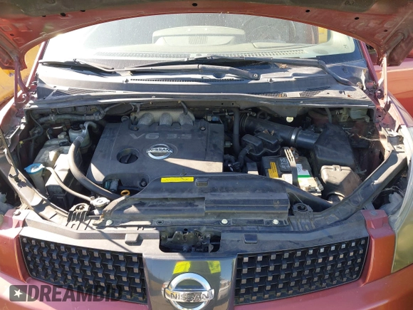 2005 Nissan Quest SE with VIN 5N1BV28U45N114862, listed as a IAAI auction lot 41763820 with 208,966 mi miles. Bid and sale history available at carsss.com. Image 10.
