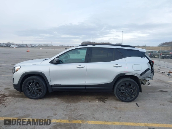 2021 GMC Terrain SLE with VIN 3GKALTEV1ML305764, listed as a IAAI auction lot 41394429 with 28,900 mi miles and . Bid and sale history available at carsss.com. Image 15.