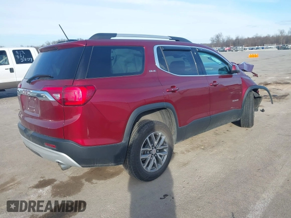 2017 GMC Acadia SLE with VIN 1GKKNLLS8HZ142441, listed as a IAAI auction lot 41501035 with 69,681 mi miles. Bid and sale history available at carsss.com. Image 4.