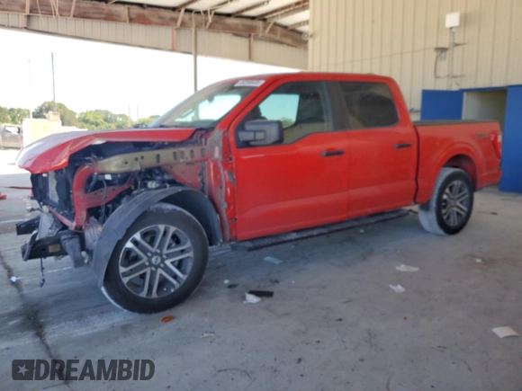 2023 Ford F-150 XL with VIN 1FTEW1CP3PKD22908, listed as a Copart auction lot 49398685 with 16,931 mi miles and Salvage Title. Bid and sale history available at carsss.com. Image 1.