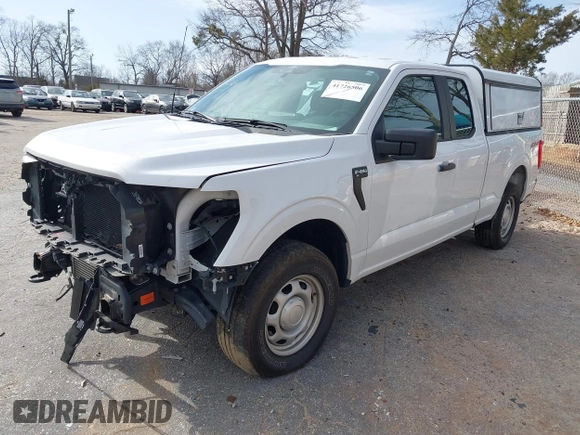 2021 Ford F-150 XL with VIN 1FTEX1EP0MKE07923, listed as a IAAI auction lot 41726506 with 99,518 mi miles and . Bid and sale history available at DreamBid. Image 2.