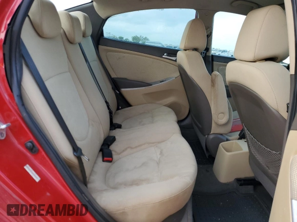 2013 Hyundai Accent GLS with VIN KMHCT4AE4DU318428, listed as a Copart auction lot 53447865 with 170,889 mi miles and Salvage Title. Bid and sale history available at carsss.com. Image 10.