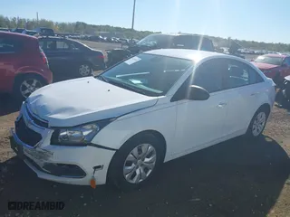 2015 Chevrolet Cruze LS with VIN 1G1PA5SG7F7125315, listed as a IAAI auction lot 40490838 with 131,127 mi miles. Bid and sale history available at carsss.com. Image 2.