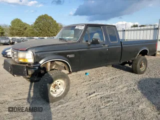 1993 Ford F-250 with VIN 1FTHX26M1PKA32006, listed as a Copart auction lot 79642484 with 0 mi miles and Salvage Title. Bid and sale history available at carsss.com. Image 1.