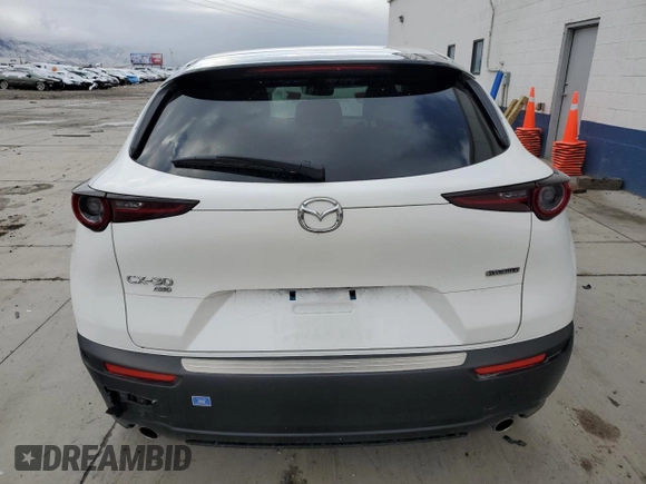 2022 Mazda CX-30 S Select with VIN 3MVDMBBL2NM457095, listed as a Copart auction lot 48400995 with 33,438 mi miles and Salvage Title. Bid and sale history available at DreamBid. Image 6.