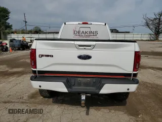 2016 Ford F-150 XLT with VIN 1FTFW1EG3GFC18218, listed as a Copart auction lot 50940584 with 194,047 mi miles and Salvage Title. Bid and sale history available at carsss.com. Image 6.