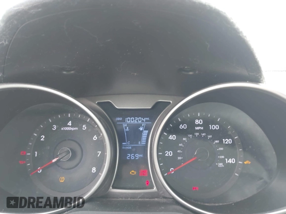 2013 Hyundai Veloster w/Black Int with VIN KMHTC6AD8DU155575, listed as a IAAI auction lot 41722849 with 100,204 mi miles and . Bid and sale history available at DreamBid. Image 7.
