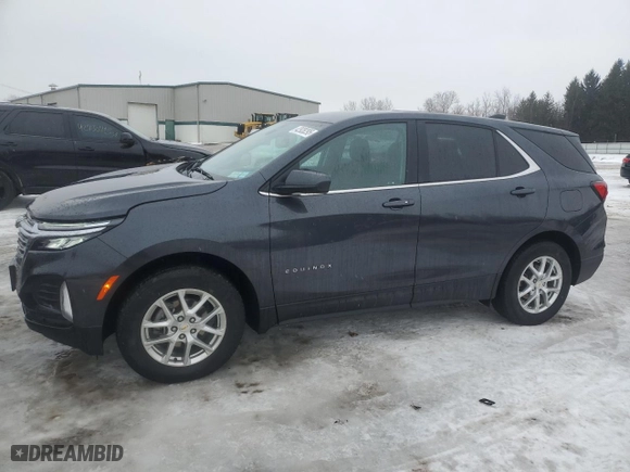2022 Chevrolet Equinox LT with VIN 2GNAXUEV2N6150984, listed as a Copart auction lot 42928295 with 11,587 mi miles and Salvage Title. Bid and sale history available at carsss.com. Image 1.