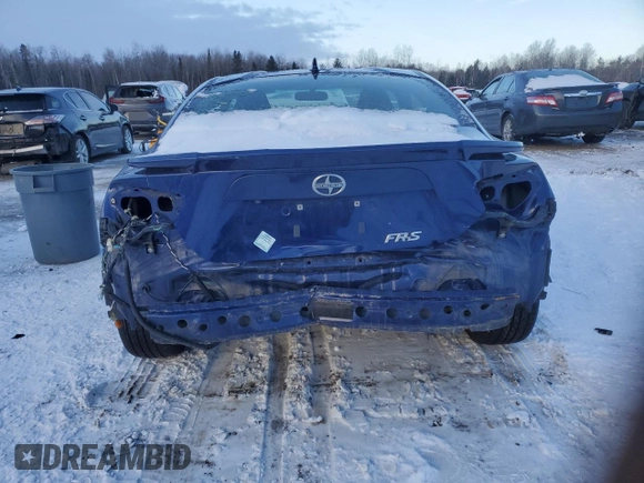 2016 Scion FR-S with VIN JF1ZNAA17G9701068, listed as a Copart auction lot 86732454 with 0 mi miles and Salvage Title. Bid and sale history available at carsss.com. Image 6.