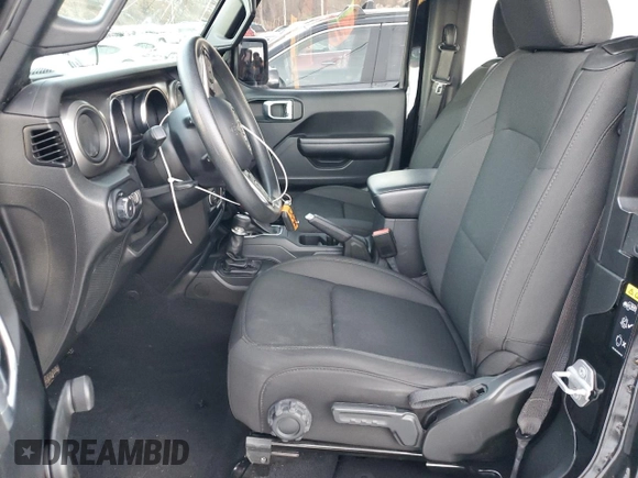 2021 Jeep Wrangler 80th Anniversary with VIN 1C4GJXANXMW638080, listed as a Copart auction lot 86476294 with 37,239 mi miles and Salvage Title. Bid and sale history available at DreamBid. Image 7.