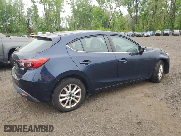 2015 Mazda 3 i Touring with VIN 3MZBM1L79FM191092, listed as a Copart auction lot 56698985 with 150,428 mi miles and Clean Title. Bid and sale history available at DreamBid. Image 3.