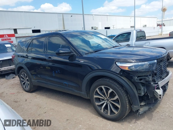 2022 Ford Explorer ST-Line with VIN 1FMSK7KH7NGB05501, listed as a IAAI auction lot 41989567 with 58,895 mi miles and . Bid and sale history available at DreamBid. Image 14.