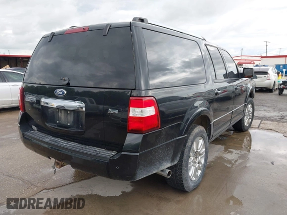 2011 Ford Expedition EL Limited with VIN 1FMJK2A5XBEF07297, listed as a IAAI auction lot 42095215 with 250,179 mi miles. Bid and sale history available at carsss.com. Image 4.