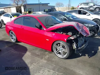 2013 BMW 3 Series 335is with VIN WBAKG1C59DJ217769, listed as a IAAI auction lot 41161991 with 1 mi miles. Bid and sale history available at carsss.com. Image 1.