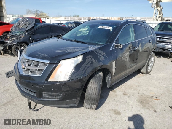 2012 Cadillac SRX Luxury Collection with VIN 3GYFNAE31CS571704, listed as a Copart auction lot 52110005 with 131,234 mi miles and Salvage Title. Bid and sale history available at carsss.com. Image 1.