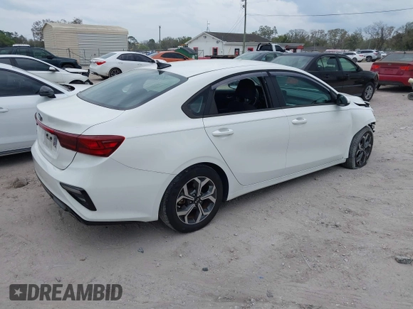 2020 Kia Forte LXS with VIN 3KPF24AD0LE226080, listed as a IAAI auction lot 41624285 with 10,122 mi miles. Bid and sale history available at carsss.com. Image 4.