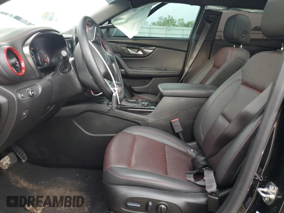 2023 Chevrolet Blazer RS с VIN 3GNKBERS3PS103119, выставлен на аукционе Copart как лот 51830645 с пробегом 34 359 миль миль и Списание • Salvage title. История ставок и продаж доступна на DreamBid. Изображение 7.