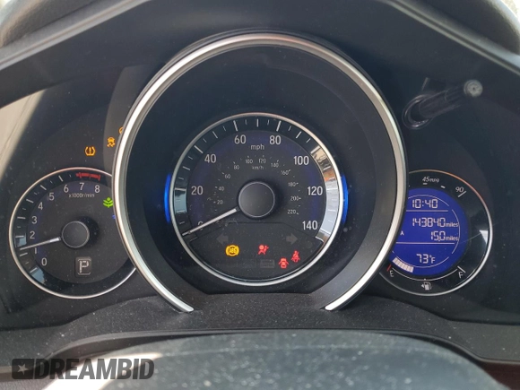 2016 Honda Fit LX with VIN JHMGK5H56GX021294, listed as a Copart auction lot 48350965 with 143,840 mi miles and Salvage Title. Bid and sale history available at carsss.com. Image 9.