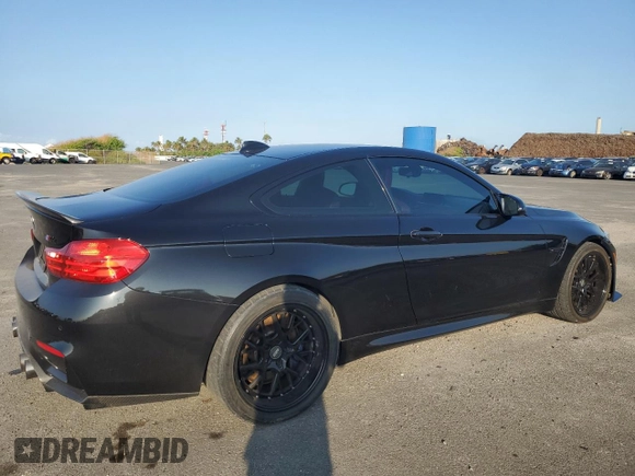 2015 BMW M4 with VIN WBS3R9C58FK333924, listed as a Copart auction lot 45224645 with 90,308 mi miles and Salvage Title. Bid and sale history available at carsss.com. Image 3.