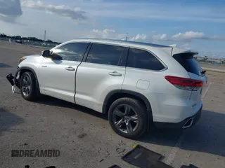 2018 Toyota Highlander Hybrid Limited z VIN 5TDDGRFH7JS040072, wystawiony jako IAAI lot #41490441 z przebiegiem 121 677 mil mil oraz . Historia ofert i sprzedaży dostępna na DreamBid. Obrazek 3.