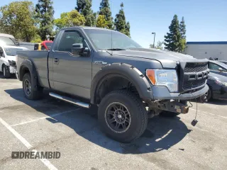2009 Ford F-150 XL with VIN 1FTRF12W19KB98117, listed as a Copart auction lot 57605325 with 138,965 mi miles and Salvage title. Bid and sale history available at DreamBid. Image 4.