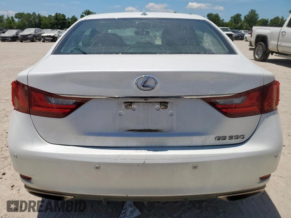 2013 Lexus GS 350 with VIN JTHBE1BL7D5015058, listed as a Copart auction lot 66195415 with 87,377 mi miles and Salvage title. Bid and sale history available at DreamBid. Image 6.