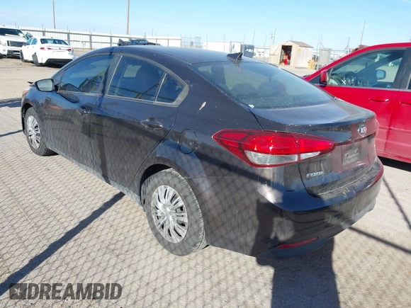 2018 Kia Forte LX with VIN 3KPFL4A72JE207860, listed as a IAAI auction lot 41683785 with 122,475 mi miles. Bid and sale history available at carsss.com. Image 3.