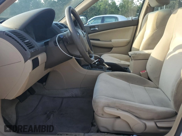2005 Honda Accord LX with VIN 1HGCM564X5A003936, listed as a Copart auction lot 64819155 with 160,545 mi miles and Clean title. Bid and sale history available at DreamBid. Image 7.