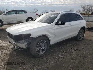 2022 Mercedes-Benz GLC 300 with VIN W1N0G8EBXNV368175, listed as a Copart auction lot 50735455 with 27,699 mi miles and Salvage Title. Bid and sale history available at DreamBid. Image 1.