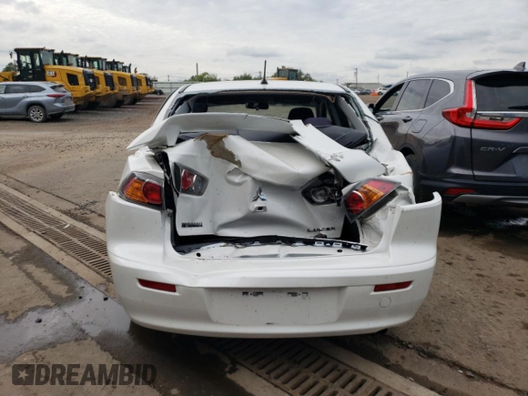 2017 Mitsubishi Lancer ES with VIN JA32U2FU0HU015118, listed as a Copart auction lot 73926434 with 78,240 mi miles and Salvage Title. Bid and sale history available at carsss.com. Image 6.