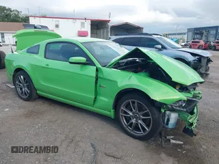 2014 Ford Mustang GT with VIN 1ZVBP8CF5E5308906, listed as a IAAI auction lot 42548581 with 51,075 mi miles and . Bid and sale history available at DreamBid. Image 1.