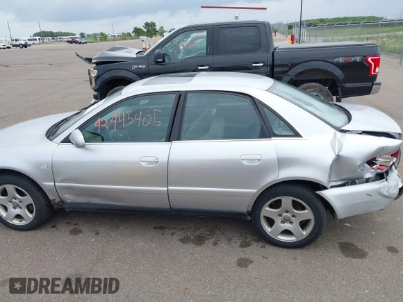 2001 Audi A4 with VIN WAUDH68DX1A010693, listed as a IAAI auction lot 42445405 with 191,684 mi miles and . Bid and sale history available at DreamBid. Image 14.