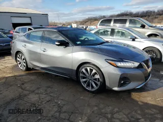 2020 Nissan Maxima Platinum with VIN 1N4AA6FVXLC380674, listed as a Copart auction lot 36860834 with 47,516 mi miles and Clean Title. Bid and sale history available at DreamBid. Image 4.