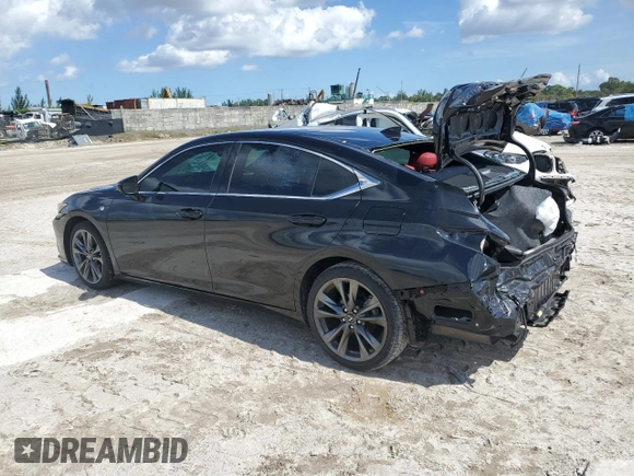 2021 Lexus ES with VIN 58AGZ1B18MU109373, listed as a Copart auction lot 73587424 with 64,768 mi miles and Salvage Title. Bid and sale history available at carsss.com. Image 2.