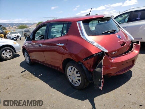 2015 Nissan LEAF SV with VIN 1N4AZ0CP2FC316001, listed as a Copart auction lot 62564533 with 64,069 mi miles. Bid and sale history available at carsss.com. Image 2.