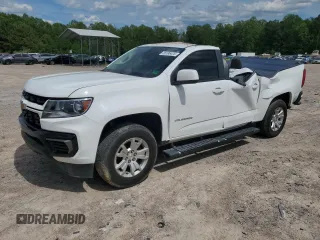 2021 Chevrolet Colorado 2WD LT z VIN 1GCGSCEN1M1132019, wystawiony jako Copart lot #56186425 z przebiegiem 90 238 mil mil oraz Szkoda całkowita • Salvage title. Historia ofert i sprzedaży dostępna na DreamBid. Obrazek 1.