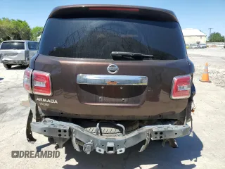 2017 Nissan Armada Platinum z VIN JN8AY2ND4H9006836, wystawiony jako Copart lot #51253595 z przebiegiem 149 729 mil mil oraz Szkoda całkowita • Salvage title. Historia ofert i sprzedaży dostępna na DreamBid. Obrazek 6.