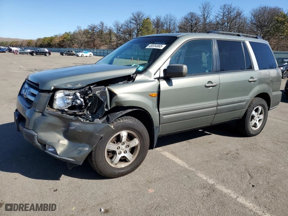 2007 Honda Pilot EX-L with VIN 5FNYF18517B016680, listed as a Copart auction lot 48534565 with 138,703 mi miles and Salvage Title. Bid and sale history available at carsss.com. Image 1.